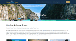 Desktop Screenshot of phuketprivatetours.com